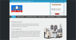 Desktop Screenshot of calentadordeagua.com.mx